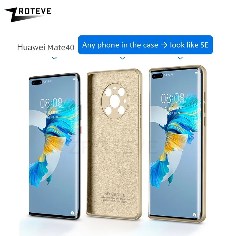 Silky Liquid Silicone Soft Phone Case by Zroteve