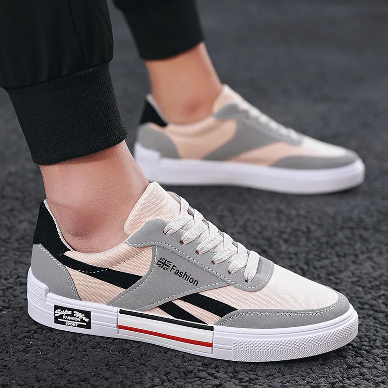 

Men's Cloth Shoes Sneakers Hot Sale Korean Version New Fashion Breathable Sports Casual Canvas Men's Shoes Zapatillas De Hombre