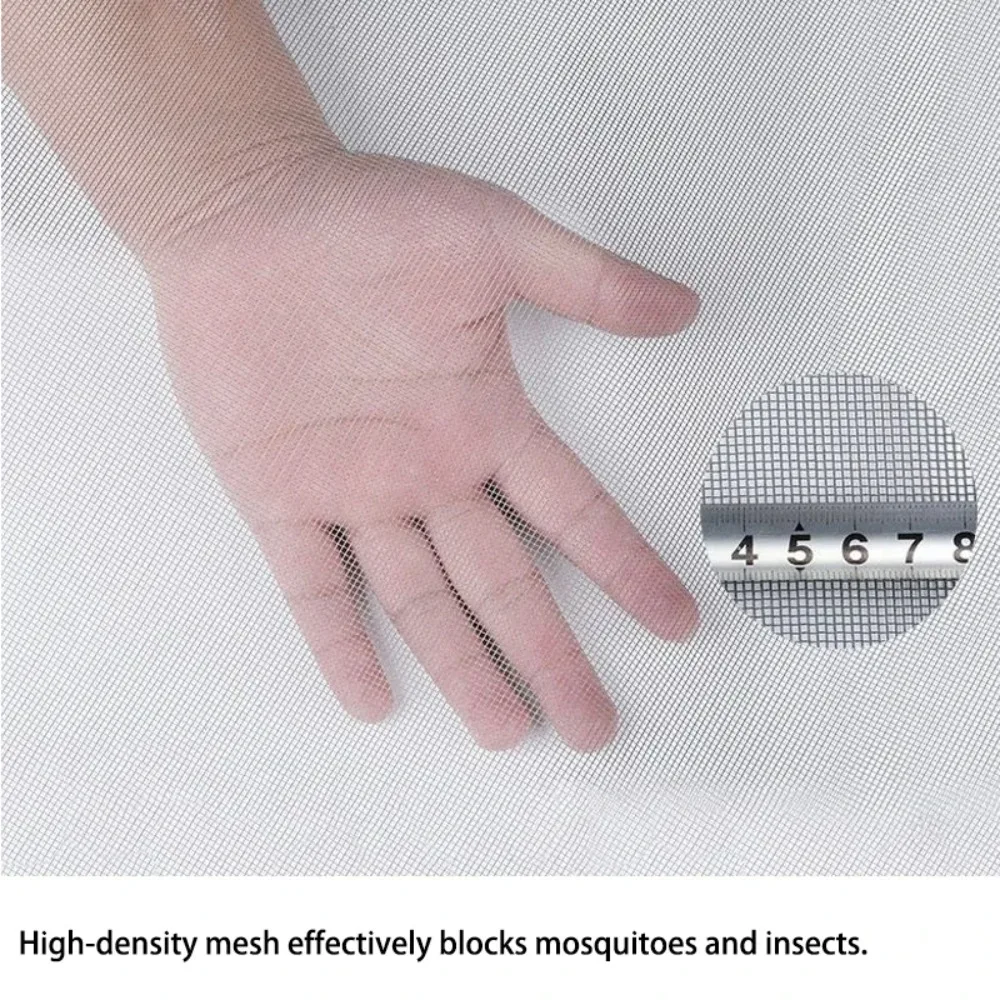 Enhanced Insect-Resistant Screen for Balconies and Gardens - Large Pet-Proof Mesh