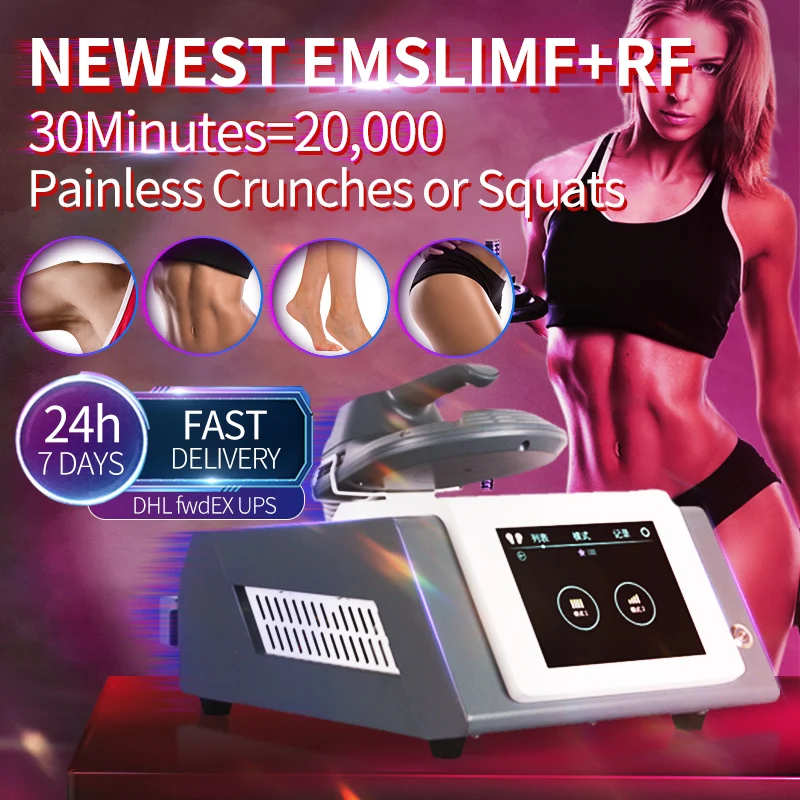 2022 Mini DLS-Emslim Neo R-F Machine 13 Tesla EMS Nova  Portable Bulid Buttock Muscle Body  Slimming Sculpt Fat Removal Burner