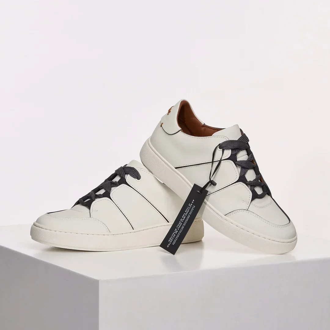 Brand designer smooth leather TIZIANO low-top sports high-quality breathable sports shoes for men designer shoes men