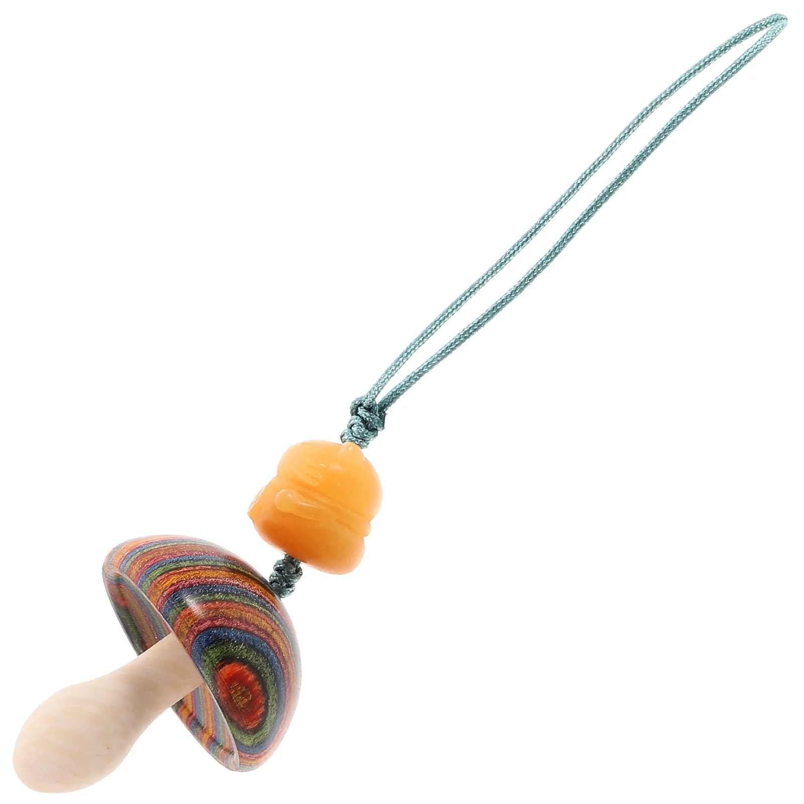 

Mushroom Phone Pendant Bag Hanging Decor Rearview Mirror Key Chain Auto Prop Chic Unique Durable Fob