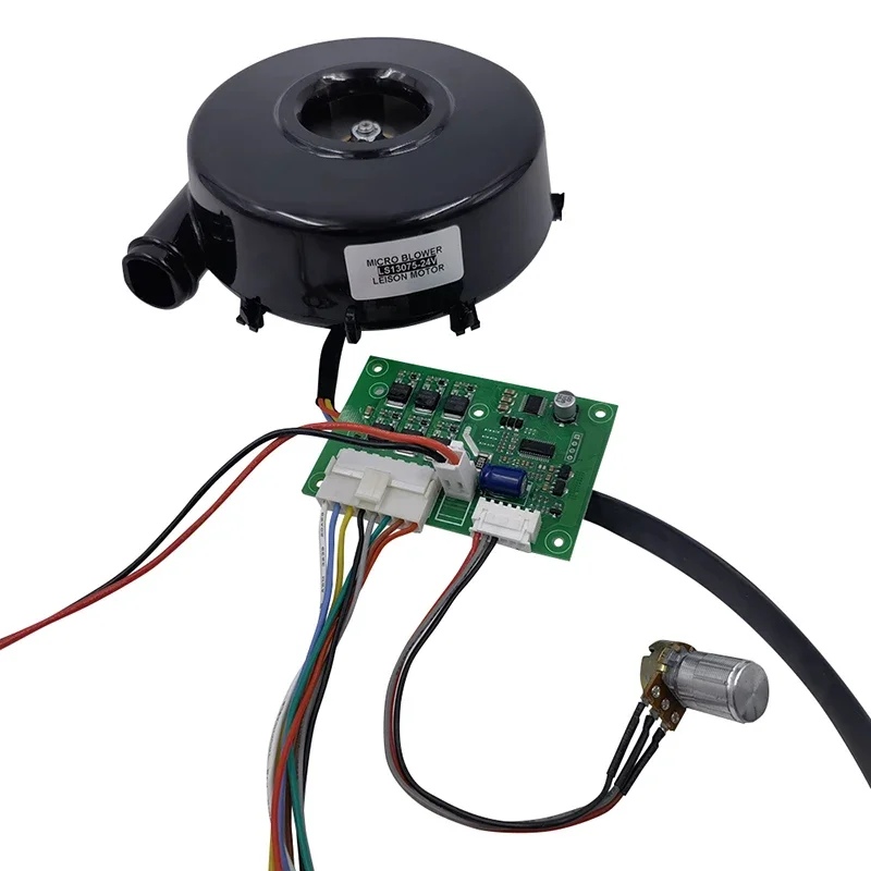 13075 24V Brushless Blower Fan Very Low Noise 42dB High Speed Centrifugal Blower for Sputum evacuator 4