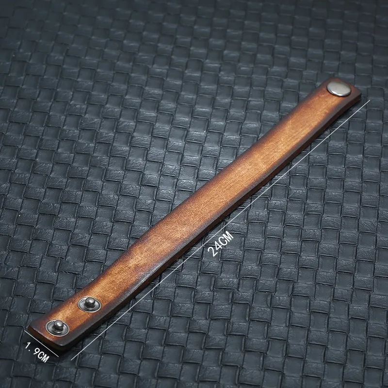 Best-Selling Retro Distressed Leather Bracelet for Men - New European  Vintage Style Wrist Accessory for  Daily  Wear