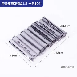 10-Piece Magic Heatless Hair Curlers Set for Effortless Waves (10pcs 1.5x8.2cm)