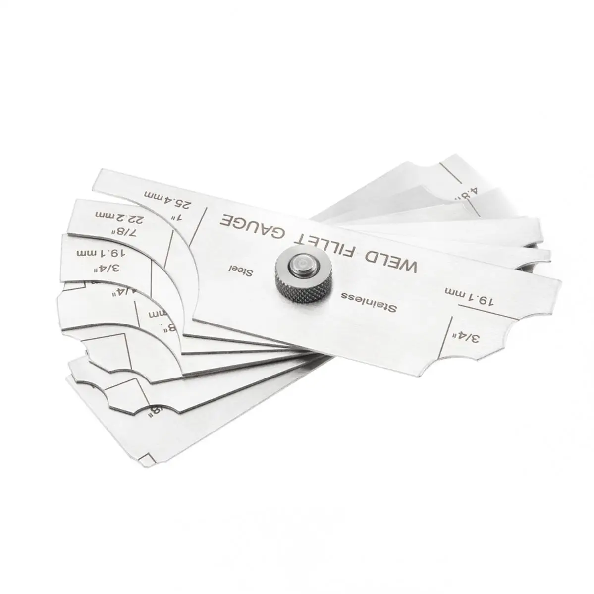 7 Pieces Fillet Welding Inspection Gauge Set Ruler - Image 5