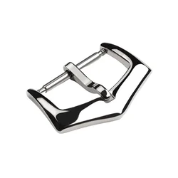 Premium 316L Stainless Steel Watch Buckle Clasp - Universal Fit - 18mm (Silver)