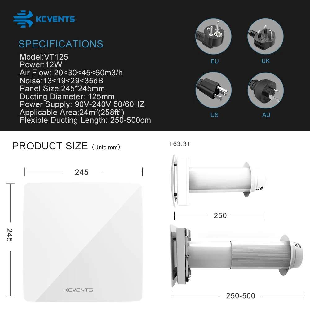 Description Picture 5 of itemKCvents VT125 three-layer air filtration replacement core