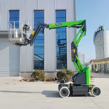 YG Nuovo sollevatore elettrico con braccio articolato da 10 m, piattaforma di lavoro aereo con braccio telescopico Prezzo basso