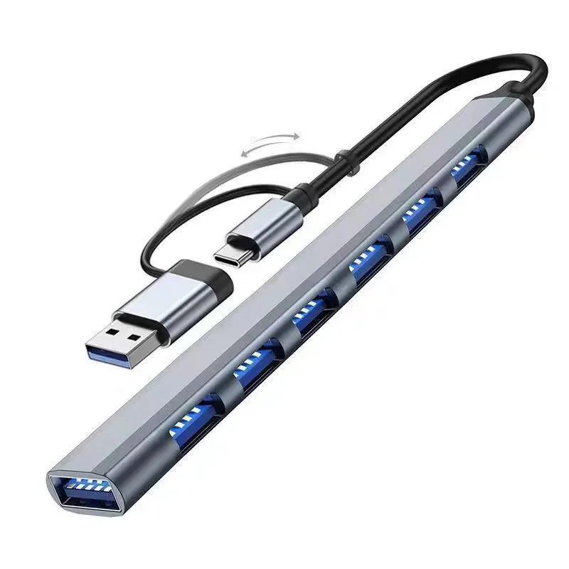 Enhanced USB-C Hub with HDMI, Ethernet, and USB 3.0 Ports