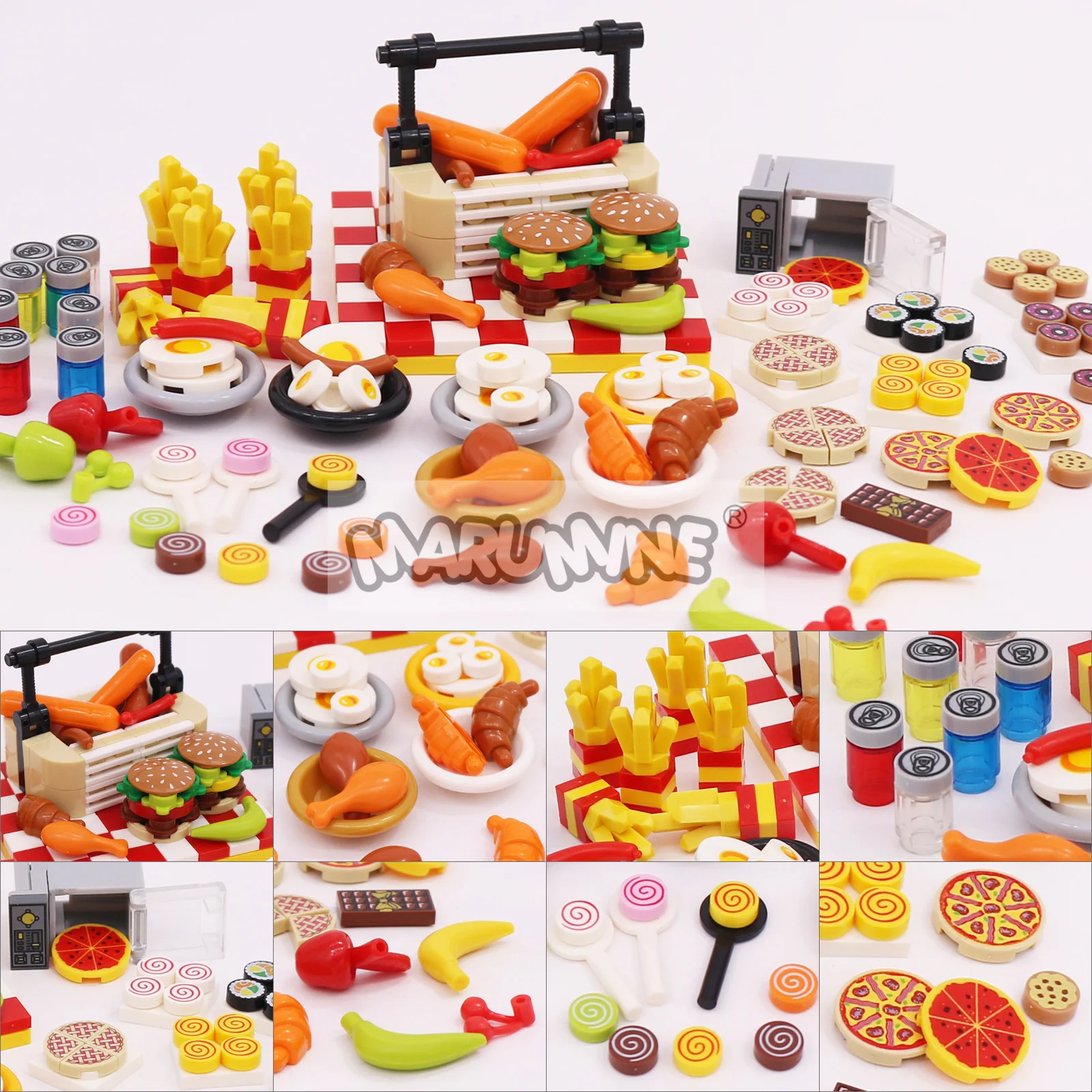 Mini Food Building Blocks - Kitchen Accessories