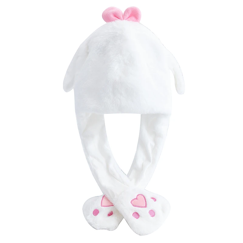 Hot Sale Unisex Ear Hat Funny Lovely Cat Animal Style Cute Ear Moving Up Cap Men Women Girls Rabbits Ears Plush Winter Hats ﻿