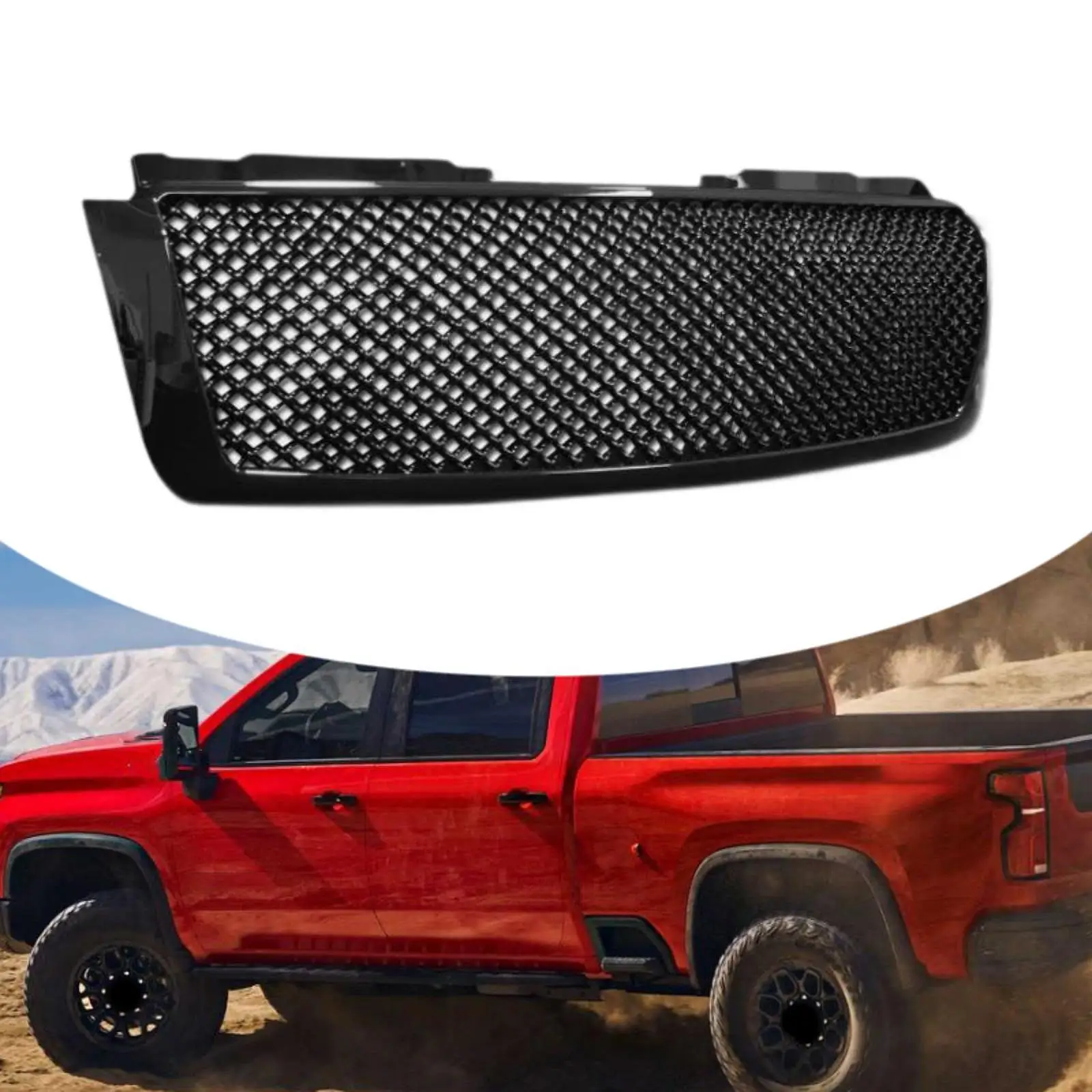 GM1200572 Mesh Front Bumper Grille for Chevy Avalanche High Performance