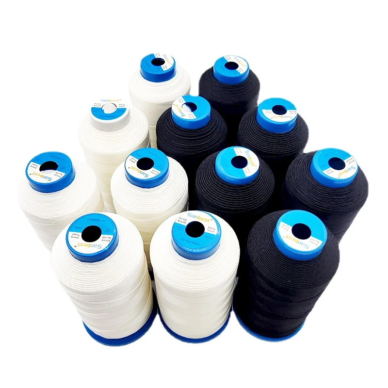 Sanbest 나일론 본드 재봉실, 청바지 가죽, 높은 내구성, 210D/2 210D/3 280D/3 420D/3 630D/3 840D/3