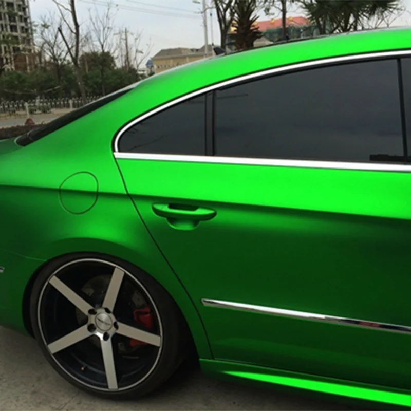 

PET liner Paint Protection Ultral Matte Car Wrap Vehicle Wrap Material Matte Chrome Green