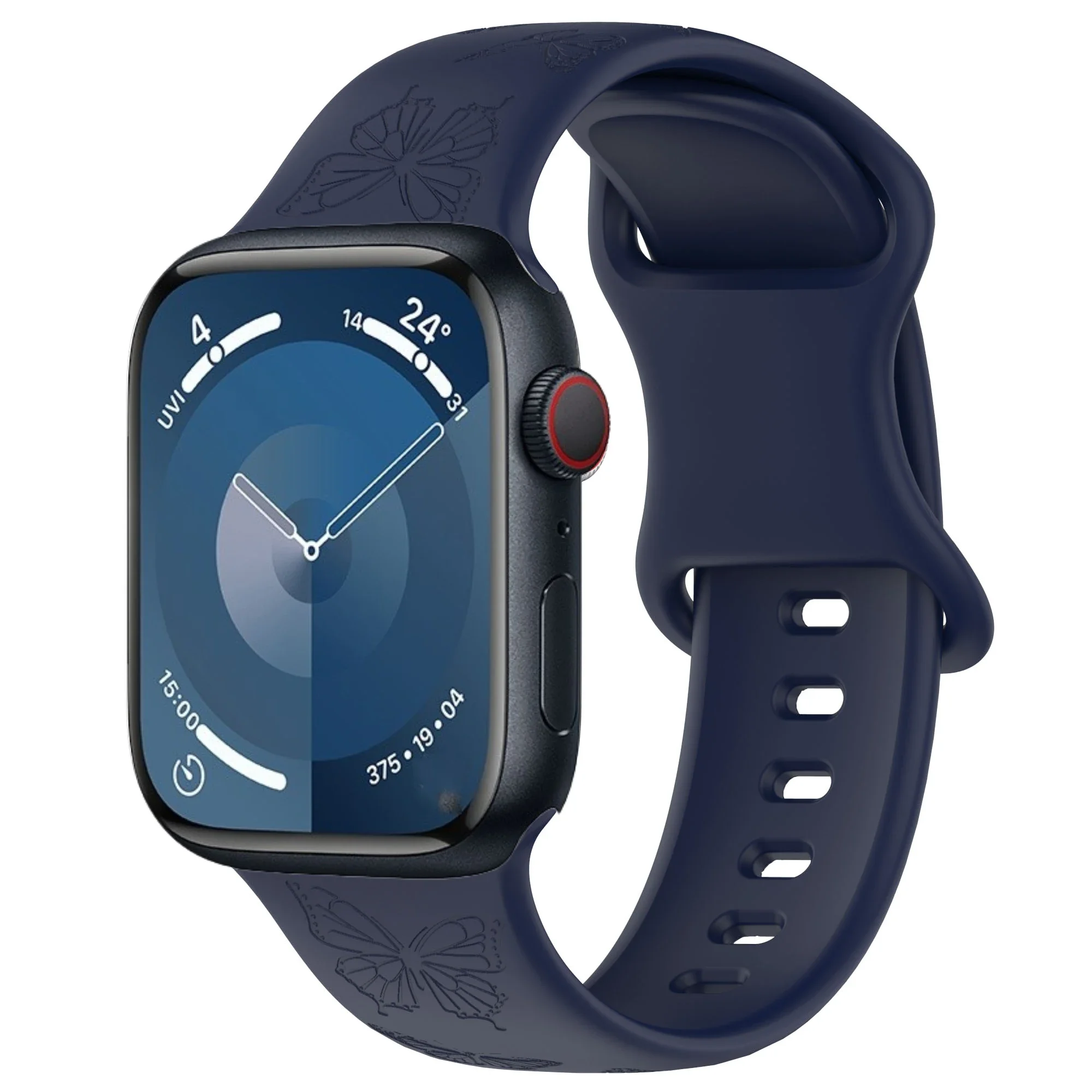 Engraved Silicone Pattern Watch Strap Bracelet