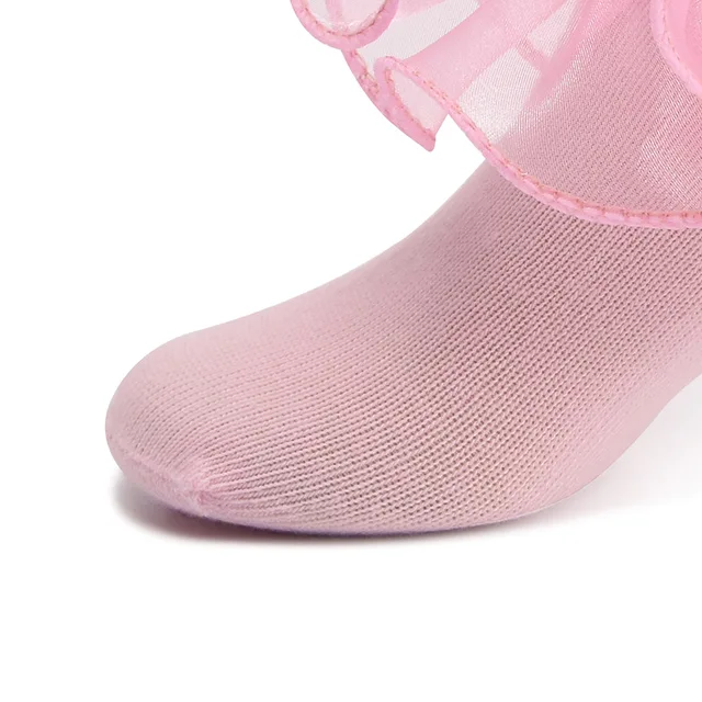 2 Paia Calzini Con Volant In Pizzo - Cotone Bianco, Taglia L/XL Per Donne E Ragazze - Foto 6