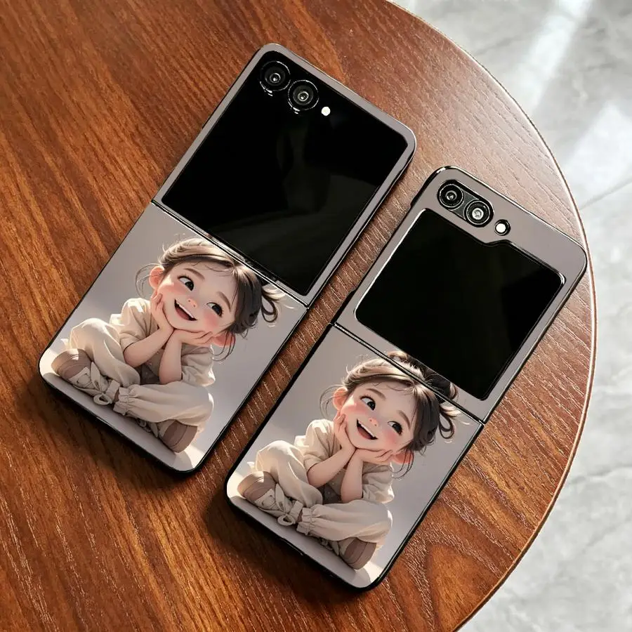 Cartoon Girl Design Phone Cover Case
