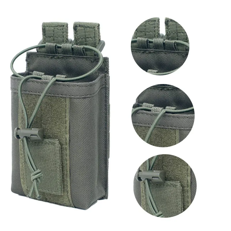 Walkie Talkie Bag Tactical Radio Holder For Two Ways