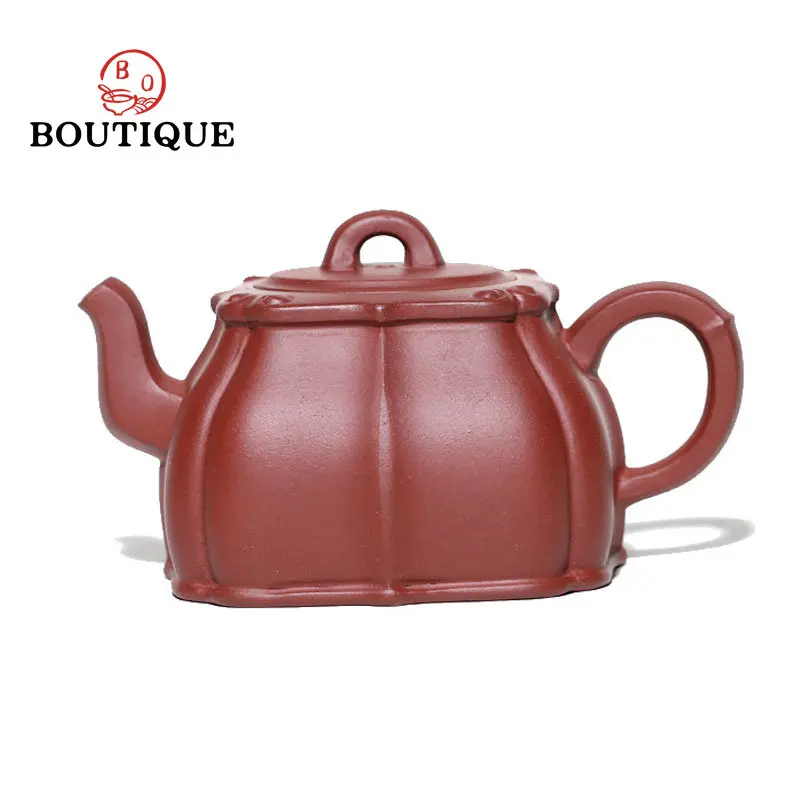 

280ML Exquisite Yixing Purple Sands Tea Pot All Handmade Raw Ore Dahongpao Zisha Pot Tea Making Pot Chinese Kung Fu Teaset Gifts