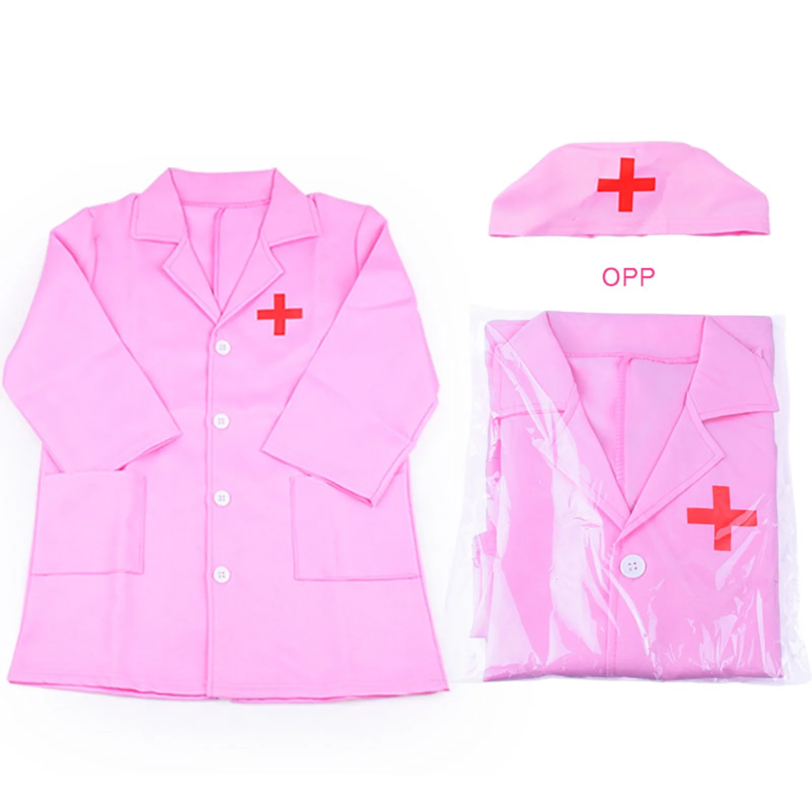 Doctor's clothes long-sleeved nurse's children's performance clothes family toys