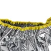 Professional One-off Shower Cap Heat Insulation Aluminum Foil Hat Elastic Portable Bathing Cap For Women Hair Salon Bathroom 6