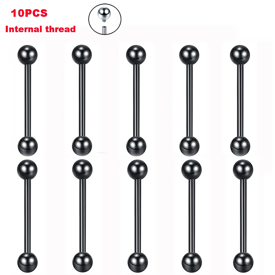 14 Gauge 13mm Combo Wrench Barbell Nipple Ring Set