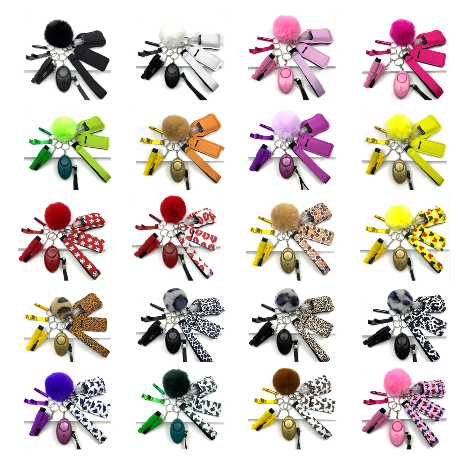 Womens Self Defense Keychain Set Taser Wholesale Self Defense