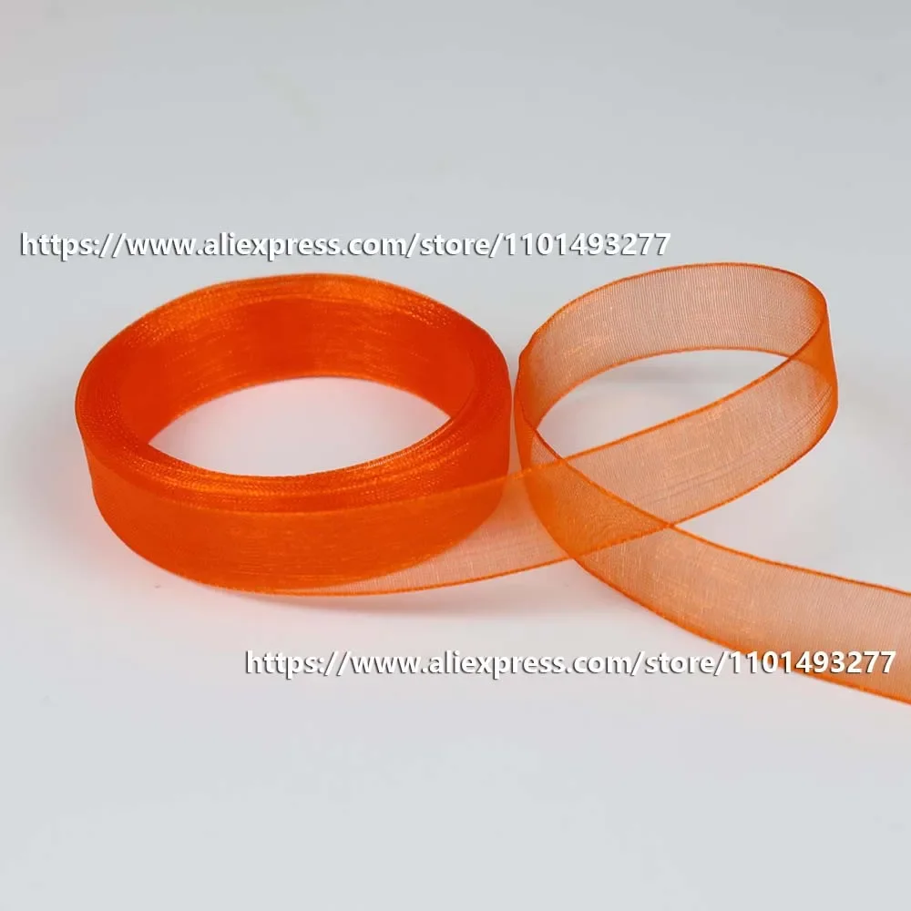 5 Yards Organza Ribbon for Gift Wrapping and Crafting