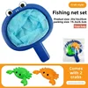 Baby Bath Toys Kids Floating Bath Toys with Fishing Net Water Fun Bathing Cute Children Bathroom Shower Bathtub Animals Toy 5