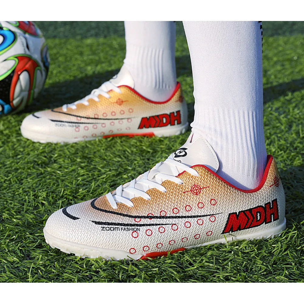 Neu AG Fußball Jugend Student Leder Füße TF Gebrochen DingTalk Künstliche Rasen Wettbewerb Sport_voghion.com