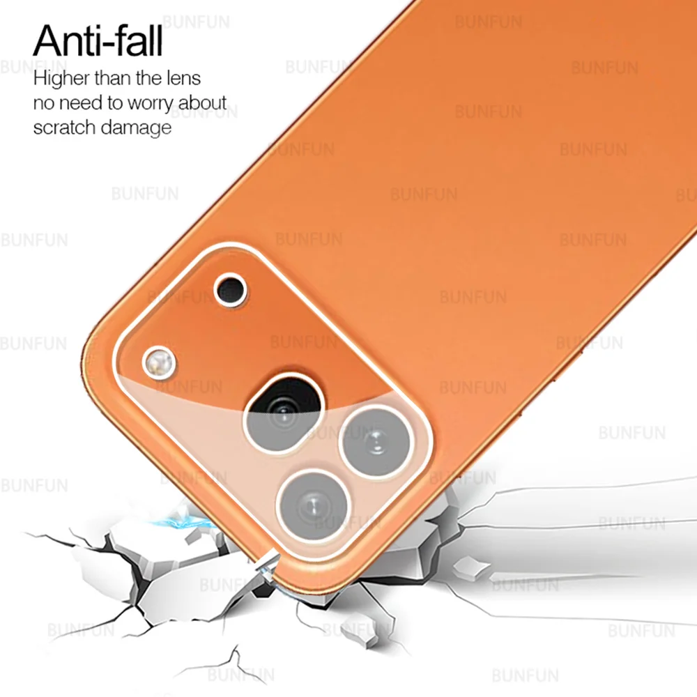 Premium Back Camera Film Protector - 3 Pack Tempered Glass for Enhanced Durability - Case Friendly Design