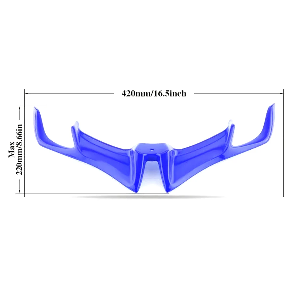 Motorcycle Fairing Front Winglet Wing Cover Trim For YAMAHA R15 V3 Shark Fin Beak