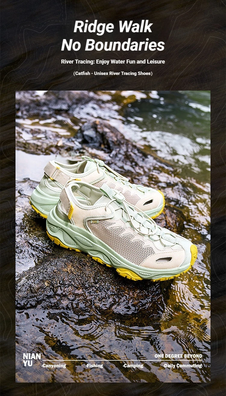 361 Degrees Men's Catfish-River Tracing Shoes 2.5 Summer Mesh Breathable Anti-slip Outdoor Walking Fishing Male Sandal 672623303