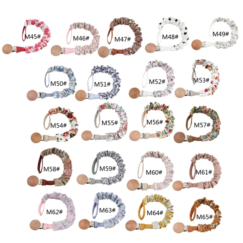 

Infant Pacifier Clips Cotton Soother Baby Pacifier Clip Chain Cotton Holder Pacifier Soother Clips Leash Belt DropShipping
