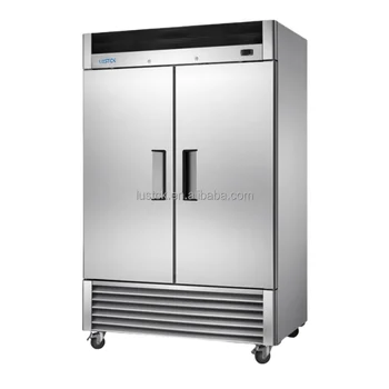 ETL Certified 110V Single-Temperature Cooler Fridge Equipment for Restaurant Commercial Upright 2-Door Freezer