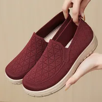 Women's Spring New Shoes One Step Stepping Cloth Shoe Shallow Mouth Flat Shoe Soft soled Comfortable and Versatile Women's Shoes 1