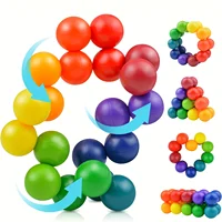 Puzzle versatile bead colored 3D decompression ball New Unique Stress Relieving Toy 2