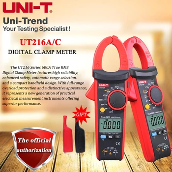 UNI-T UT216 Series 600A True RMS Digital Clamp Meter UT216A/UT216C Full Scale Overload Protection 1