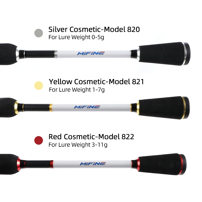 Mifine-超軽量スピニングフィッシングロッド,重量0-5g/1-7g/3-11g 1.8m