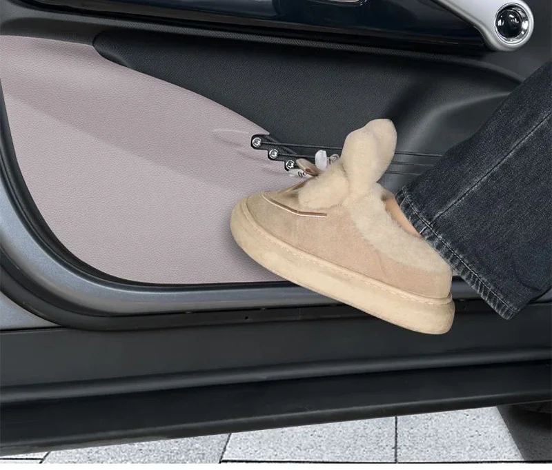 For BYD Yuan Plus Atto 3 2025 Car Door Anti Kick Sticker Door Panel Protective Anti Scratch Pad Interior Decor Accessories