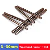 1: 50 taper hand reamer 3-30mm, 9crsi conical straight shank reamer, used for manual reaming precision cutting milling cutters 1