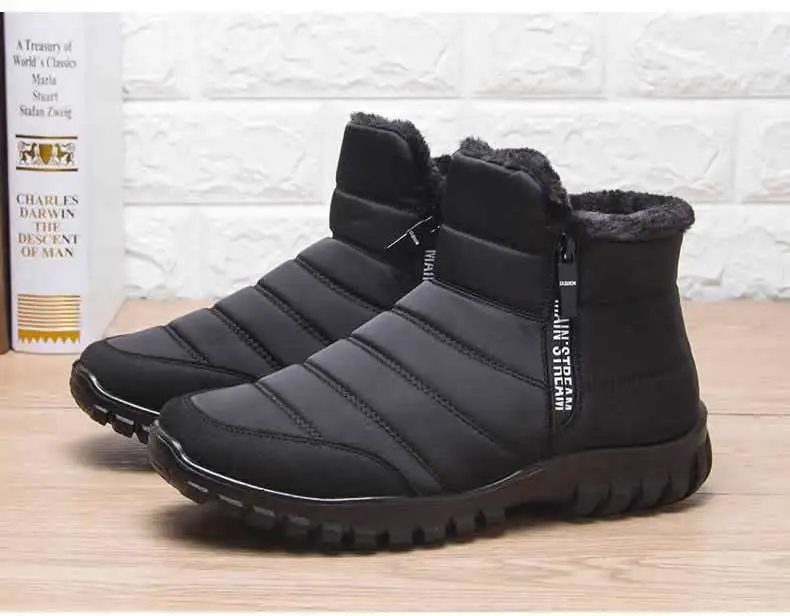 S984db568adda429bbc5ec6d320ee8bb0v Men's Waterproof Winter Snow Boots with Double Zipper and Plush Lining