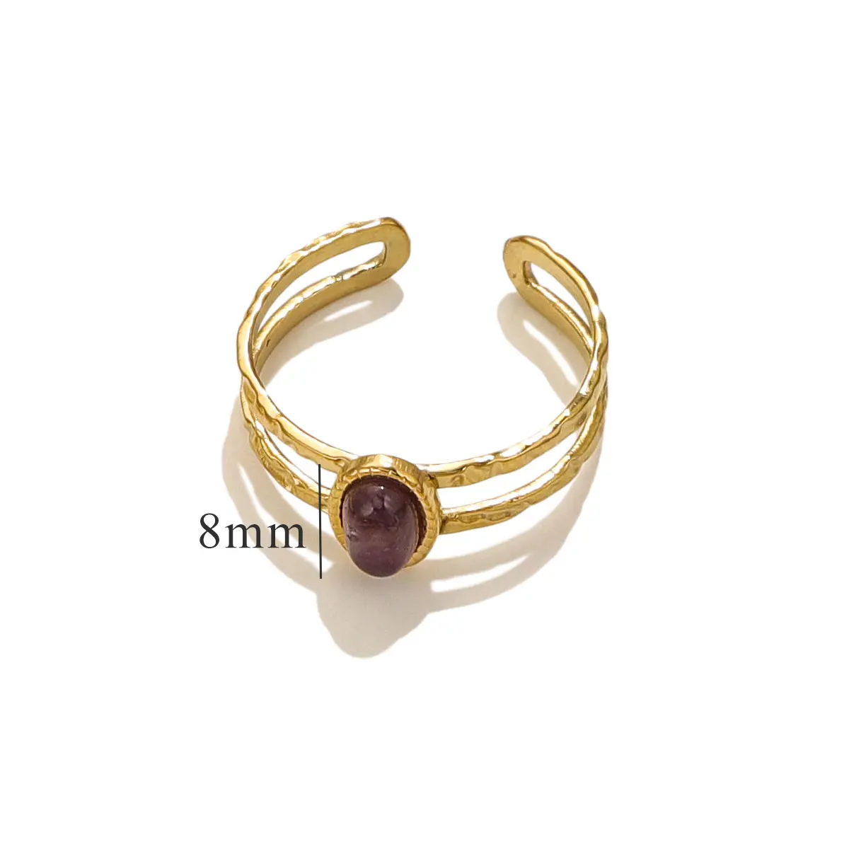 Turquoise Irregular Adjustable Rings - Trendy Fashion Jewelry