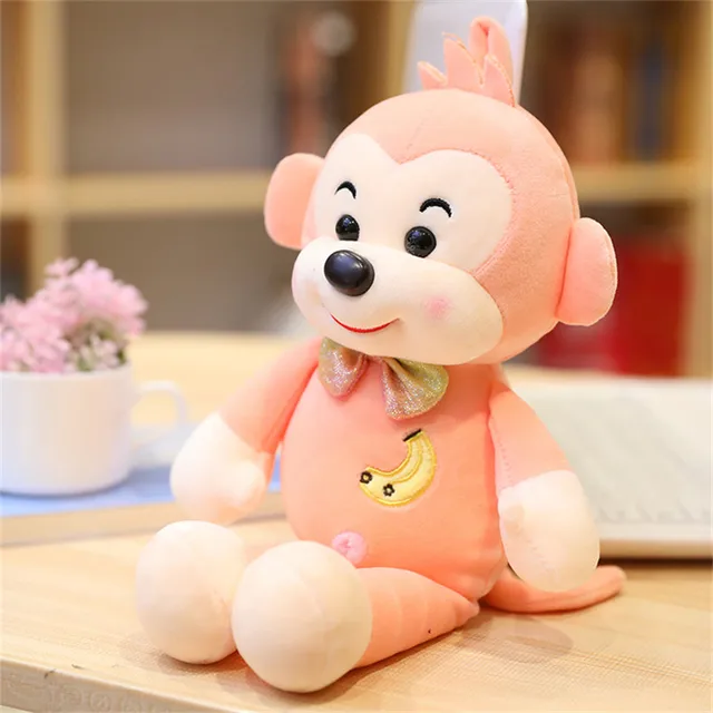 32cm Cute Monkey Plush Toy Funny Monkey Stuffed Animal Soft Pillow Best Gift For Child Boy Girlfriend Xmas Present