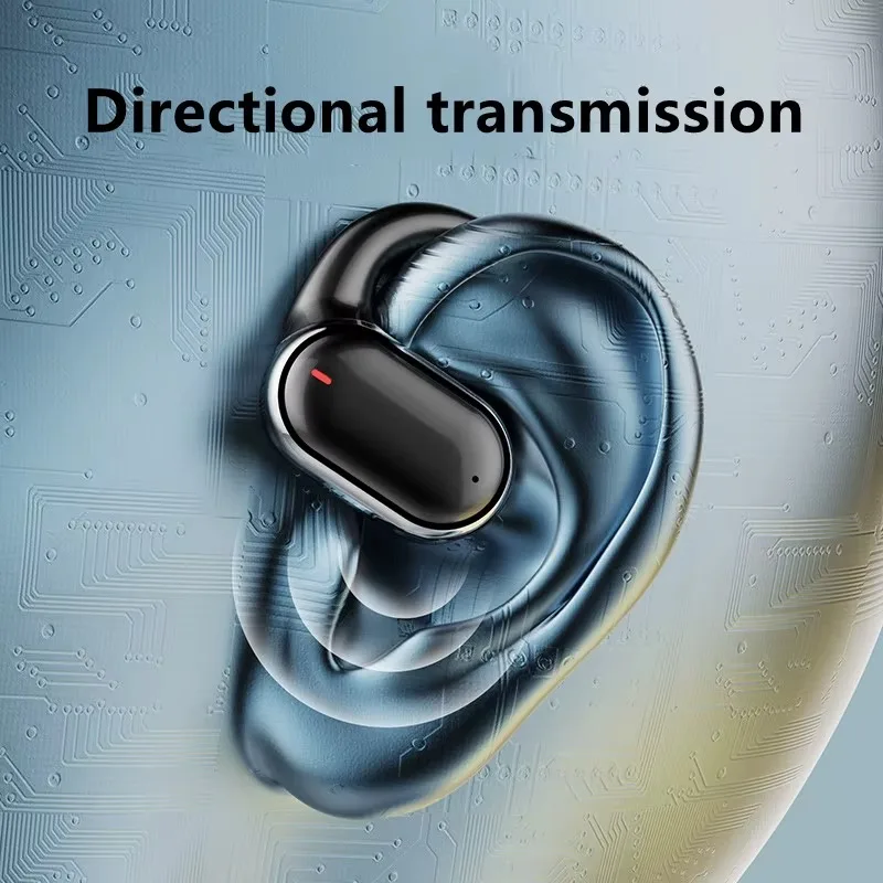 OWS Earhook Earphones Bluetooth 5.3 Low Latency Gaming Sport Headset HiFi Stereo Noise Reduction Earbuds for iPhone Xiaomi Samsu