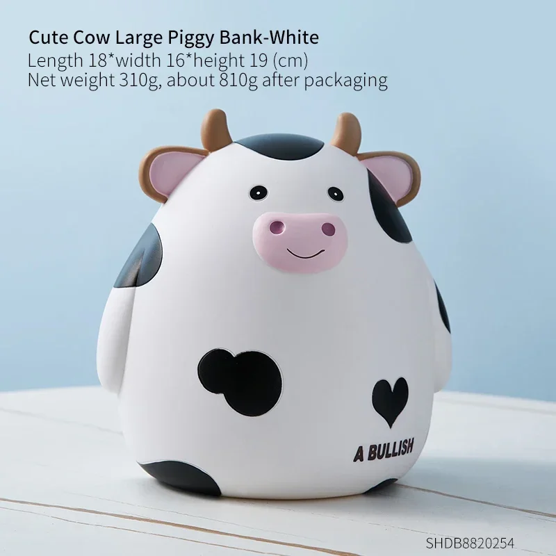

55 Cow Piggy Bank Money Plastic Coins Attract Money Bank Coins Money Box Large Savings Box Coin Children Christmas Gifts