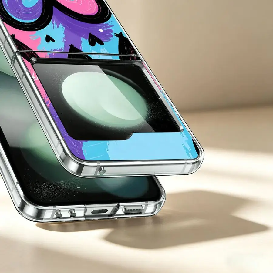 Transparent Colorful Soft Phone Cover Case