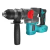 PATUOPRO 2-Mode Brushless Electric Impact Hammer Drill 26mm Cordless Rotary Hammer Handheld Power Tools For Makita 18V Battery 2