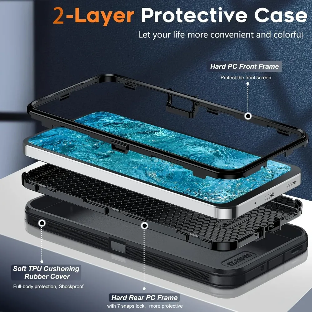 Ultimate Armor Heavy-Duty Defender Phone Case - Triple Protection Edition